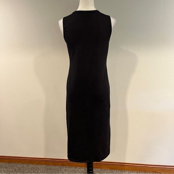 DKNY Black Sleeveless midi Dress size small - Picture 6 of 11